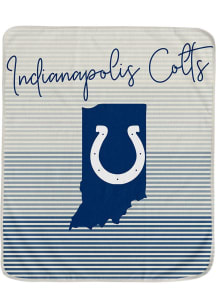 Indianapolis Colts State Stripe Fleece Blanket