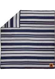 Xavier Musketeers Acrylic Stripe Fleece Blanket