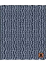 Xavier Musketeers Cable Knit Fleece Blanket