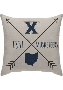 Xavier Musketeers Cross Arrow Canvas Pillow