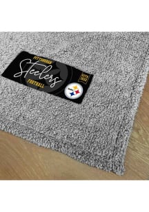 Pittsburgh Steelers 60x70 Double Stitch Throw Sherpa Blanket