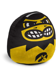 Black Hawkeyes 15 inch Plushie Mascot Pillow Throw Pillow