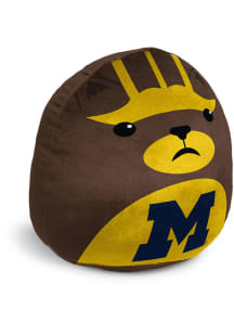 Blue Wolverines 15 inch Plushie Mascot Pillow Throw Pillow