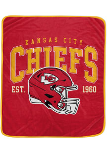 Kansas City Chiefs 50x60 Vintage Arch Fleece Blanket