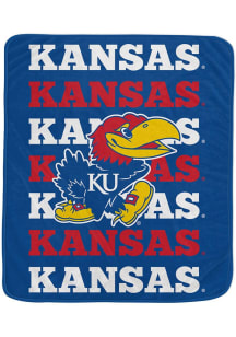 Kansas Jayhawks Repeat Refresh 60x70 Fleece Blanket - Crimson