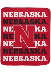 Red Nebraska Cornhuskers Repeat Refresh 60x70 Fleece Blanket