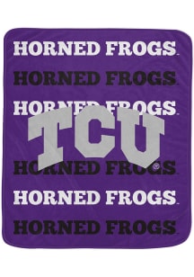 TCU Horned Frogs Repeat Refresh 60x70 Fleece Blanket - Purple