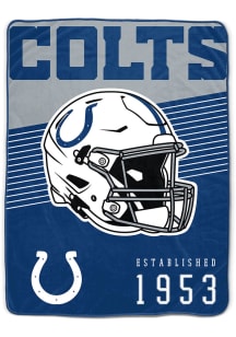 Indianapolis Colts Helmet Stripes Flannel 60x80 Fleece Blanket