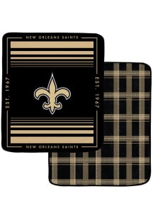 New Orleans Saints Basic Block Double-sided 60x70 Fleece Blanket