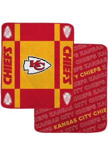 Kansas City Chiefs Reverse Block 60x 70 Fleece Blanket