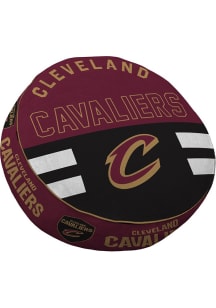 Cleveland Cavaliers Circle Sqwish Pillow Throw Pillow - Maroon