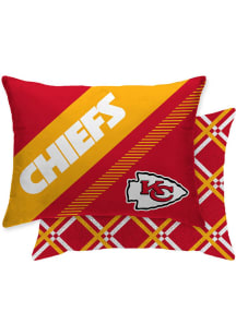 Kansas City Chiefs Diamond Diagonal Pillow