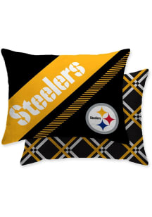 Pittsburgh Steelers Diamond Diagonal Pillow