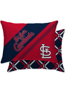 St Louis Cardinals Diamond Diagonal Pillow