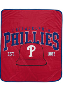 Philadelphia Phillies Vintage Arch Block Fleece Blanket