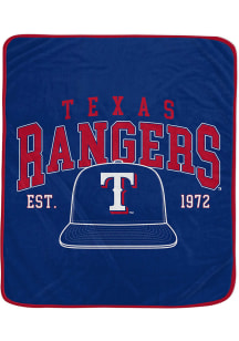 Texas Rangers Vintage Arch Block Fleece Blanket