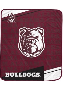 Alabama A&amp;M Bulldogs Diagonol Ghost Fleece Blanket