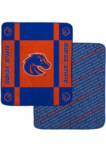 Boise State Broncos Reverse Block Wordmark Fleece Blanket