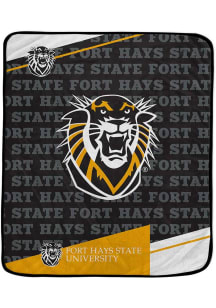 Fort Hays State Tigers Diagonol Ghost Fleece Blanket