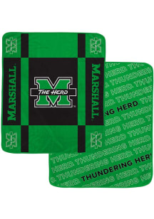 Marshall Thundering Herd Reverse Block Wordmark Fleece Blanket