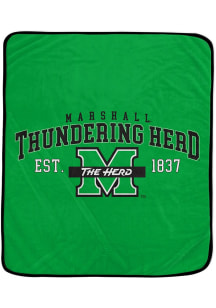 Marshall Thundering Herd Vintage Arch Block Fleece Blanket