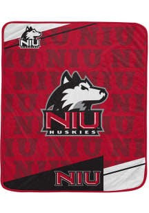 Northern Illinois Huskies Diagonol Ghost Fleece Blanket