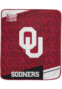 Oklahoma Sooners Diagonol Ghost Fleece Blanket