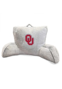 Oklahoma Sooners Faux Fur Backrest Pillow