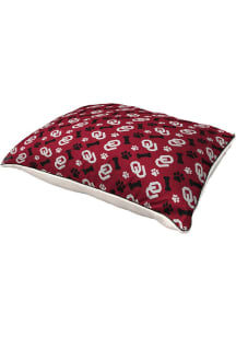 Oklahoma Sooners Bone Repeat Sherpa Pet Bedding