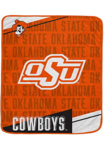 Oklahoma State Cowboys Diagonol Ghost Fleece Blanket