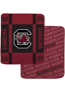 South Carolina Gamecocks Reverse Block Wordmark Fleece Blanket