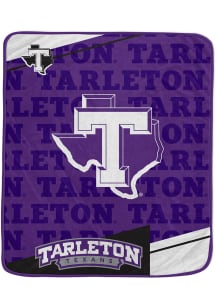 Tarleton State Texans Diagonol Ghost Fleece Blanket