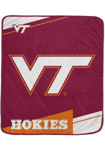 Virginia Tech Hokies Diagonol Ghost Fleece Blanket