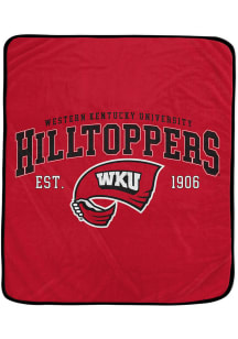 Western Kentucky Hilltoppers Vintage Arch Block Fleece Blanket