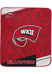 Western Kentucky Hilltoppers Diagonol Ghost Fleece Blanket