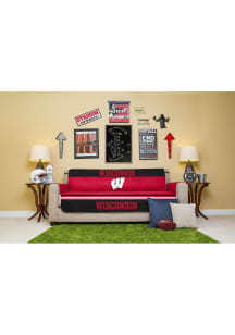 Wisconsin Badgers Sofa Furniture Cover