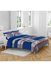 Buffalo Bills Heather Stripe 3 Piece Bed in a Bag