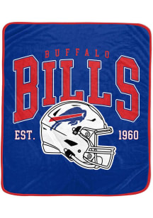 Buffalo Bills Vintage Arch Block Fleece Blanket