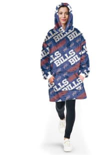 Buffalo Bills Repeat Logo Hoodie Sherpa Blanket