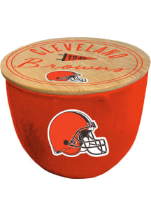 Cleveland Browns Script Orange Candle