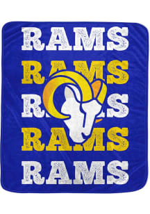 Los Angeles Rams Repeat Refresh Wordmark Fleece Blanket