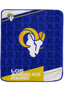 Los Angeles Rams Diagonol Ghost Fleece Blanket