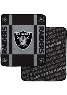 Las Vegas Raiders Reverse Block Wordmark Fleece Blanket