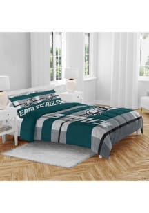 Philadelphia Eagles Heather Stripe 3 Piece Bed in a Bag