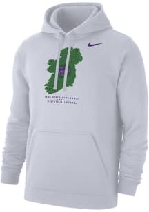 Mens K-State Wildcats White Nike Aer Lingus College Football Classic Hooded Sweatshirt