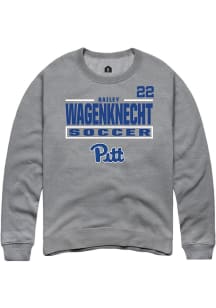 Bailey Wagenknecht Rally Mens Graphite Pitt Panthers NIL Stacked Box Player Crew