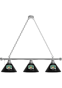 Ohio Bobcats 3 Shade Silver Billiard Lamp