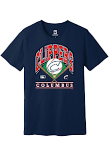 Summit Sportswear Columbus Clippers Navy Blue Homefield Short Sleeve Fashion T Shirt
