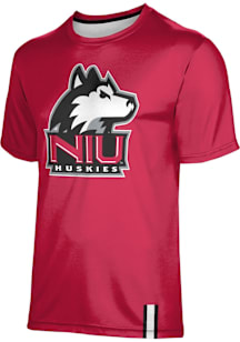 ProSphere Northern Illinois Huskies Red Solid Short Sleeve T Shirt
