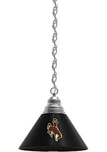 Wyoming Cowboys Single Silver Billiard Lamp